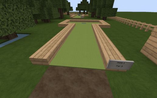 Mini Golf Course schematic - building