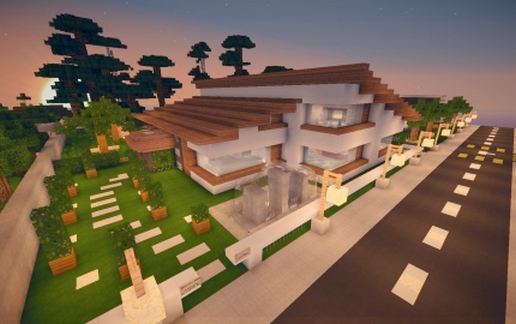 Modern House #15 schematic - building
