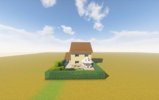 Sandstone House schematic - building