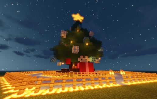 New Year tree + skating rink