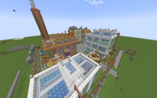 Dye Factory, flower farm schematic - building