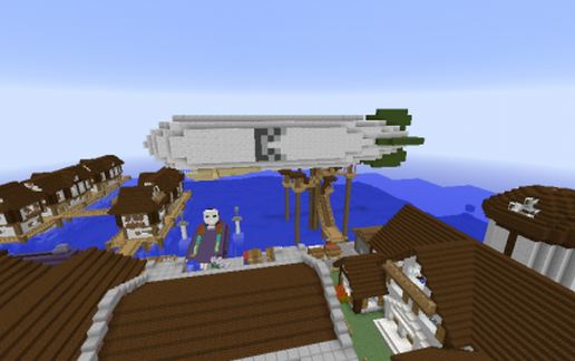 Merchantman Airship schematic - building