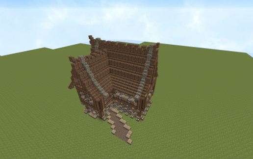 Medium Medieval House schematic - building