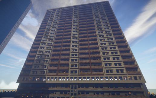 Hungary Pécs 25 floor Ghost Tower schematic - building