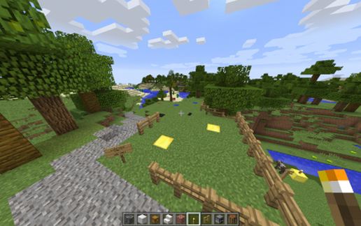 18 Hole Golf Course schematic - building