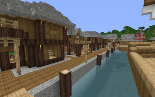 Old harbor spawn // QbicGaming schematic - building