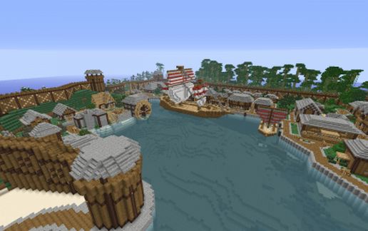 Old harbor spawn // QbicGaming