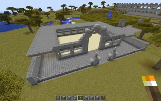 Small PVP Arena schematic - building