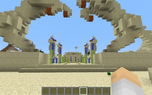 Desert Temple schematic - building