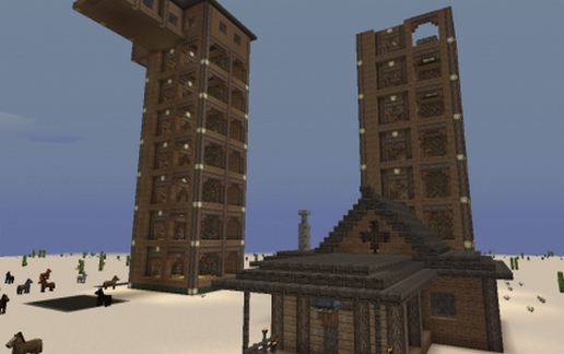 WestTown Mineshaft Elevator schematic - building