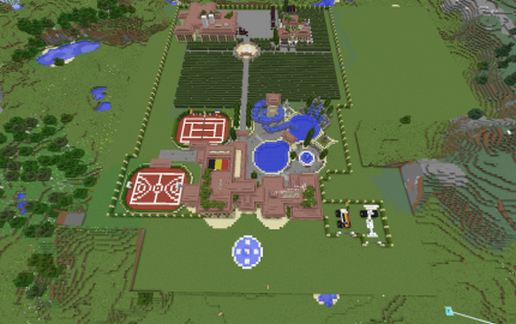 Giant Mansion Based On Keralises Build schematic - building