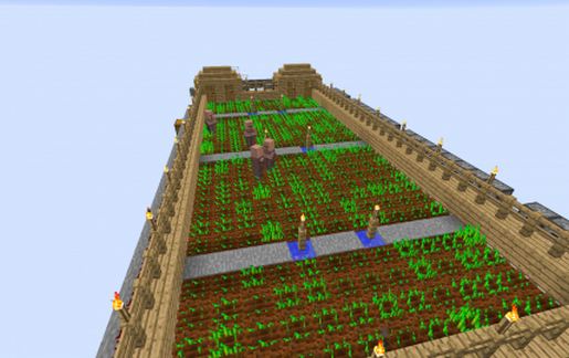 Full Automatic Wheat Farm #4 : Earthquake schematic - building