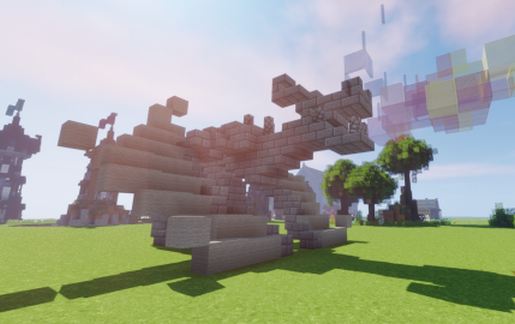 Stone Wyvern Statue schematic - building