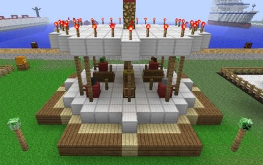 Merry Go Round schematic - building