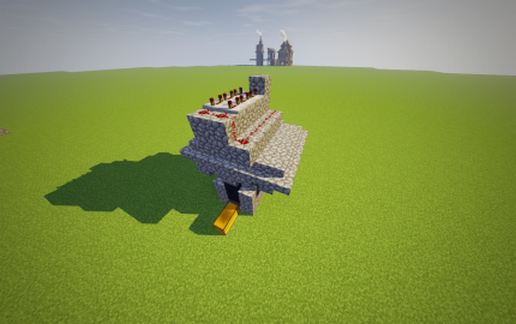 Cobblestone Generator (Mid-Game Skyblock) schematic - building