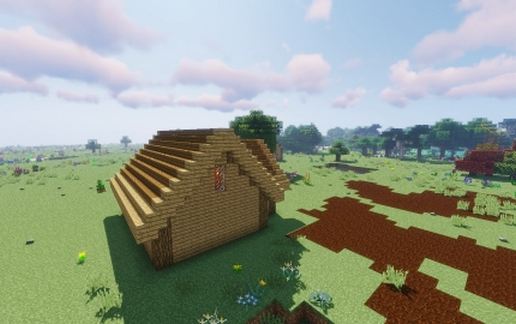 Traditional Oak House schematic - building
