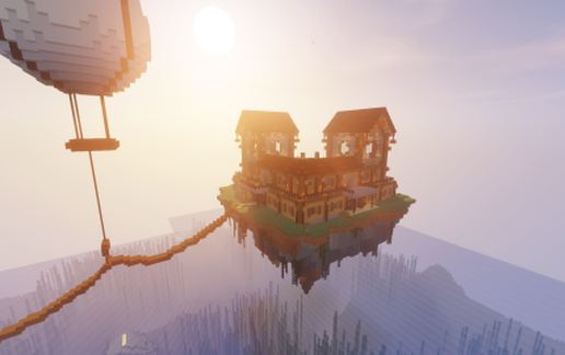 Mansion on Floating Island schematic - building