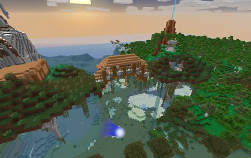 Two Small islands with a house