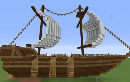Medieval Town Collection 1 Ship schematic - building