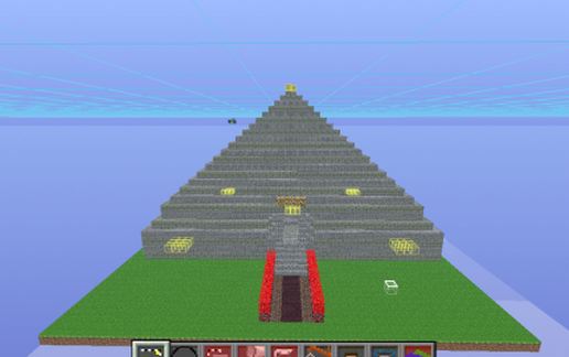 The Hostile Mob Temple schematic - building