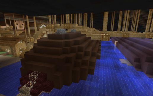 Underwater Pirate Town schematic - building