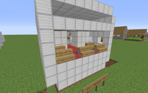 Airplane building kit: Bathroom Module schematic - building