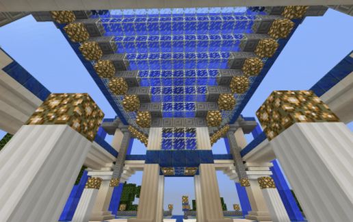 Floating Island Spawn for my Server schematic - building