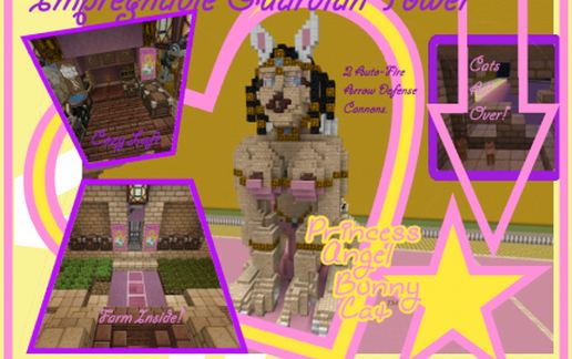 Princess Angel Bunny Cat schematic - building