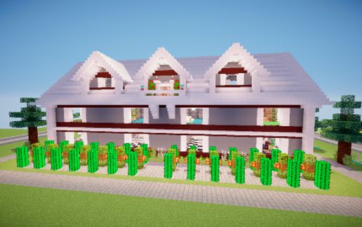 House Fully Decorated schematic - building