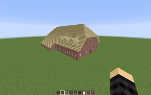 north german farmhouse schematic - building