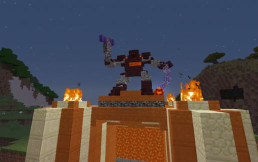 Nether Golem Statue schematic - building