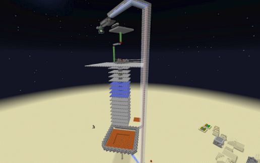 Mob farm schematic - building