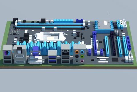 Intel H77-V (ASUS) schematic - building