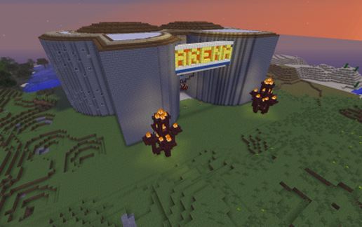 Spleef Arena building schematic - building