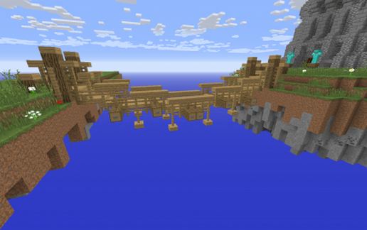 Wooden Bridge schematic - building