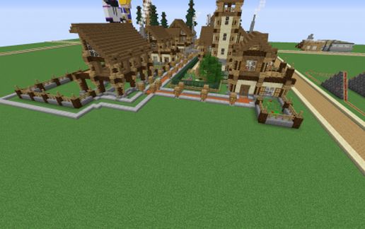 Nice Medieval Village schematic - building
