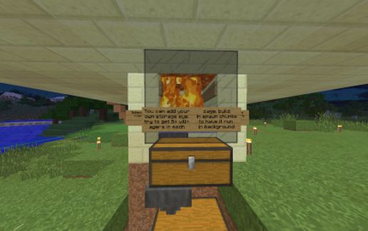 Simple 1.12.2 Iron Golem Farm schematic - building