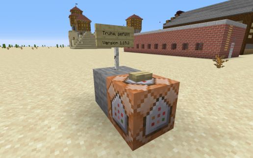 Command Block - gefüllte Truhe schematic - building