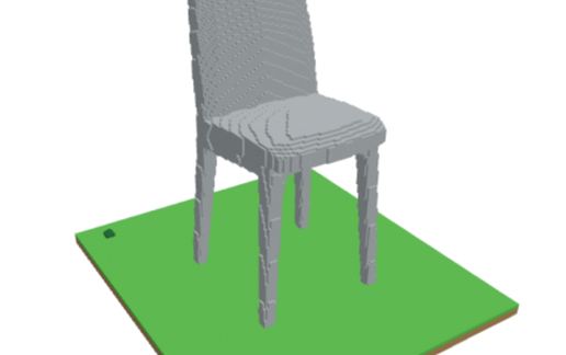 Huge chair schematic - building