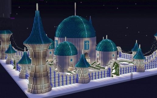 White Cyan Palace schematic - building