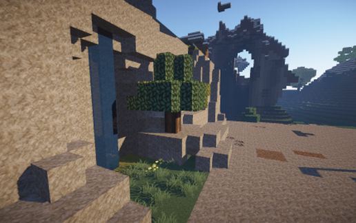 Magical waterfall schematic - building