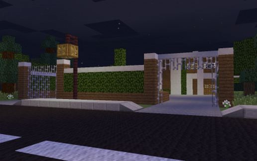 Modern Spruce house schematic - building