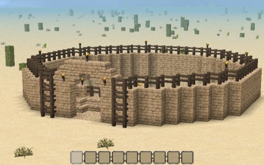 Sand Prison schematic - building