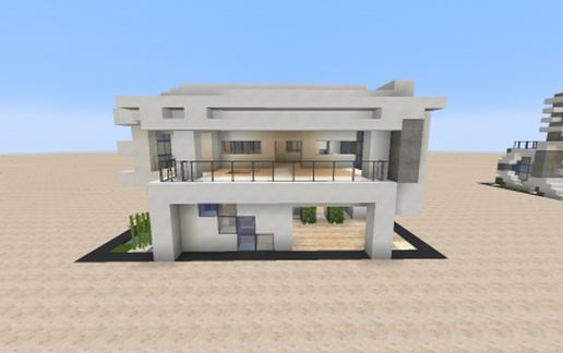 17x17 Modern House schematic - building