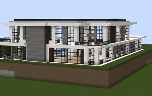 Cranberry Modern Hilltop Home schematic - building