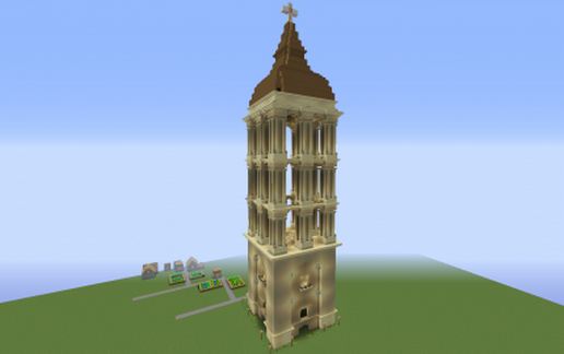 Saltillo Mx Cathedral Tower schematic - building