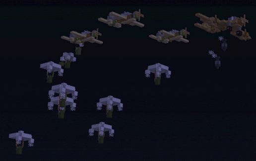 World War 2 Jet Bomber schematic - building