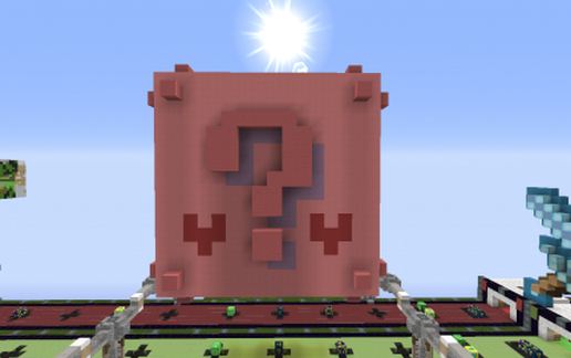 Lucky Block Pink schematic - building