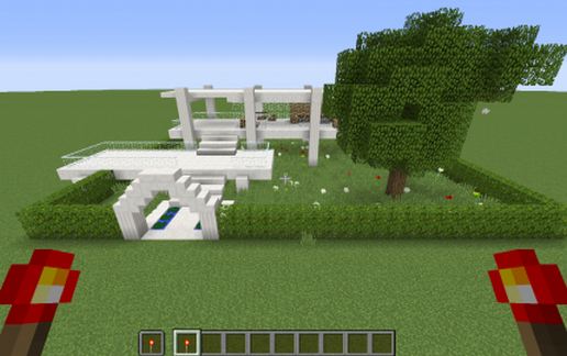 Farnsworth House schematic - building