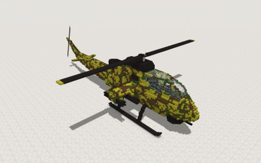 Assault Helicopter (Body) schematic - building
